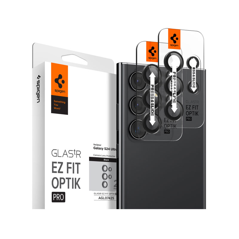 Spigen GlastR EZ fit Optik pro Camera Lens for Galaxy S24 Ultra (1Pc)