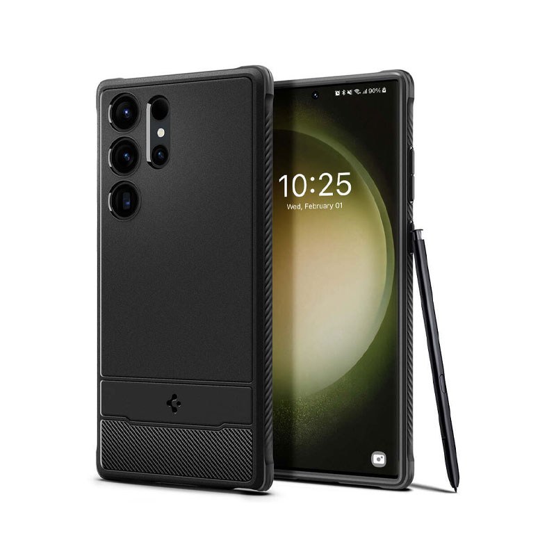 Spigen Rugged Armor Case for Galaxy S23 Ultra