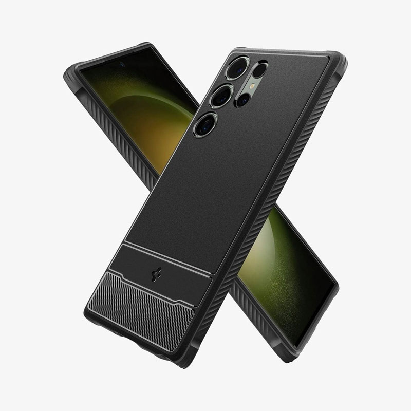 Spigen Rugged Armor Case for Galaxy S23 Ultra