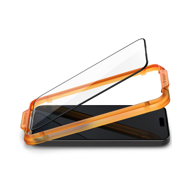 Spigen GLAS.tR Align Master Full Cover Screen Protector for iPhone 15 Plus (1Pc)