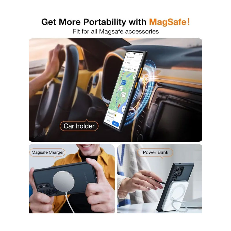 Torras Guardian Magnetic Series Case for Galaxy S24 Ultra