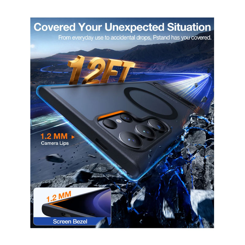 TORRAS Upro Pstand Series Magsafe Case for Galaxy S24 Ultra