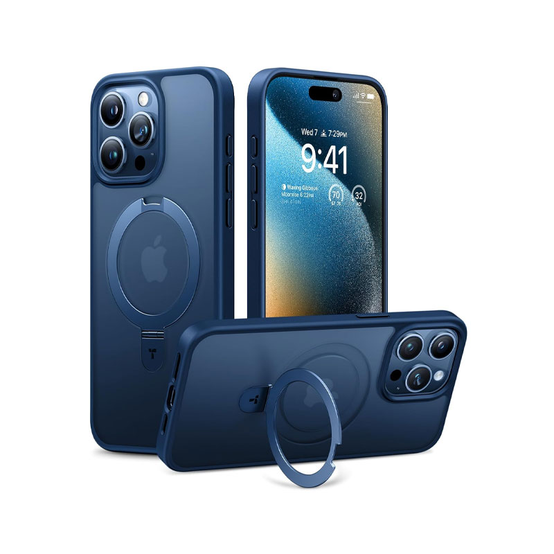 Torras Upro Ostand Matte Case for iPhone 15 Pro Max
