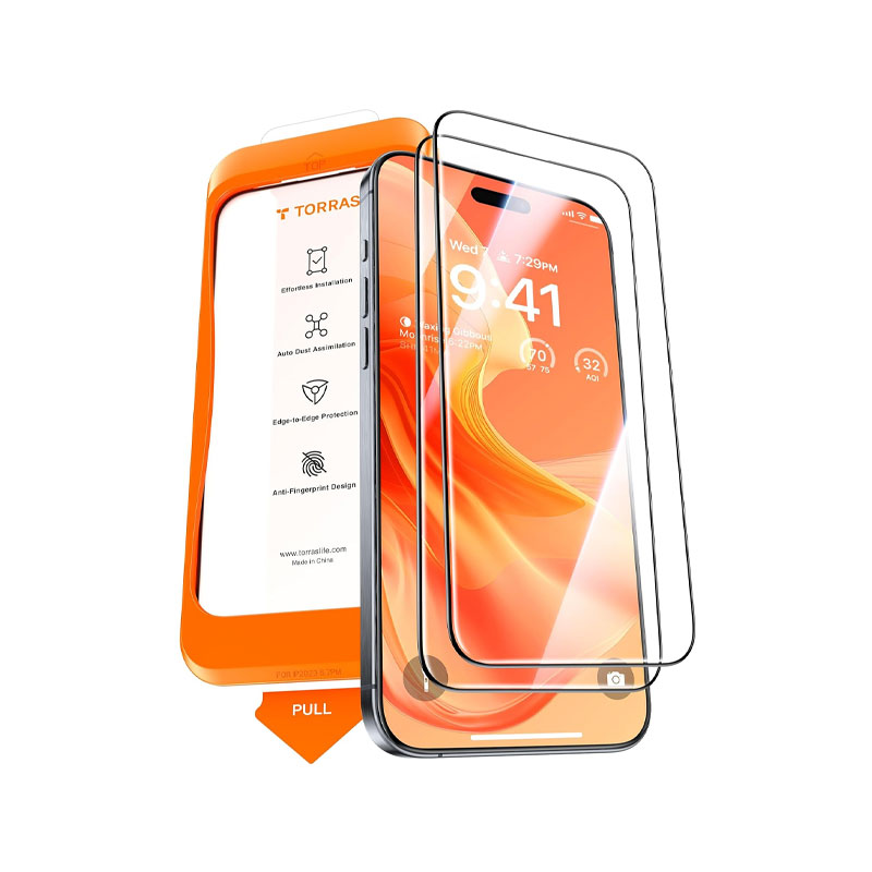 Torras Diamond Sheild/GlassGo SP Screen Protector for iPhone 15 Pro Max
