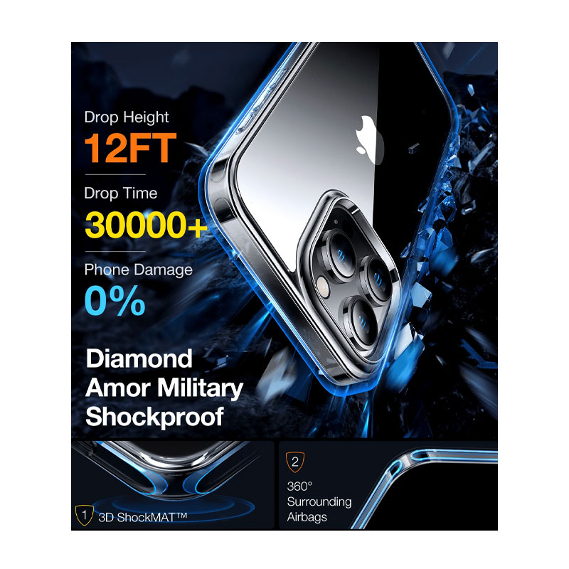 TORRAS Diamond Series Case for iPhone 15 Pro Max