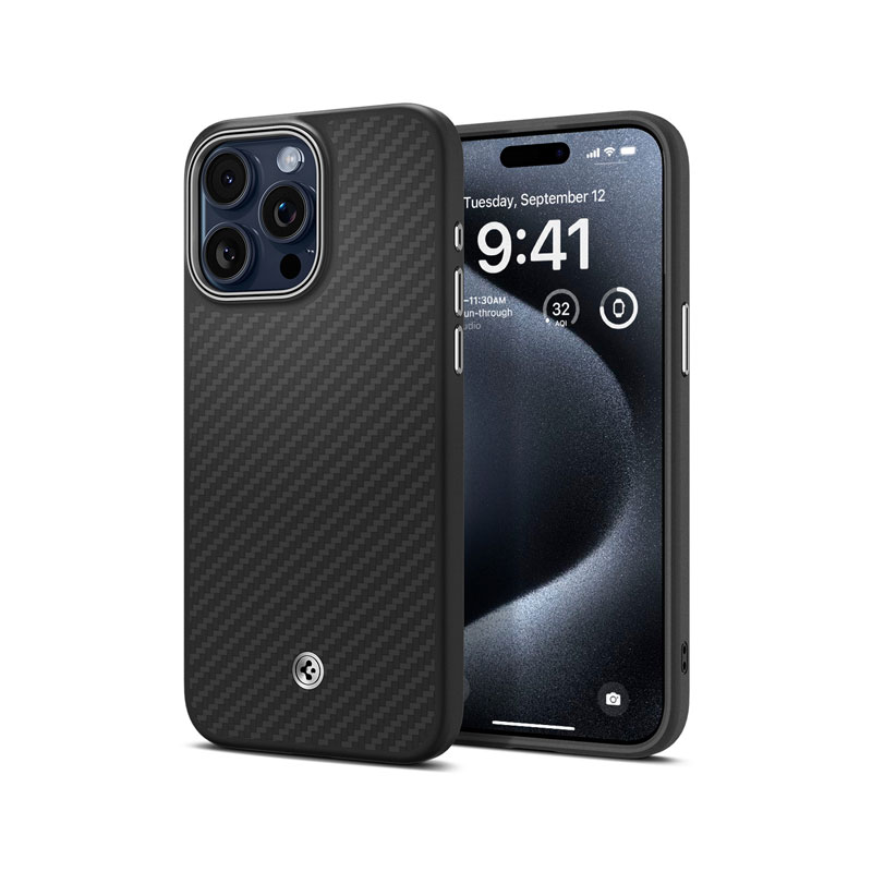 Spigen Enzo Aramid MagFit Case for iPhone 15 Pro Max