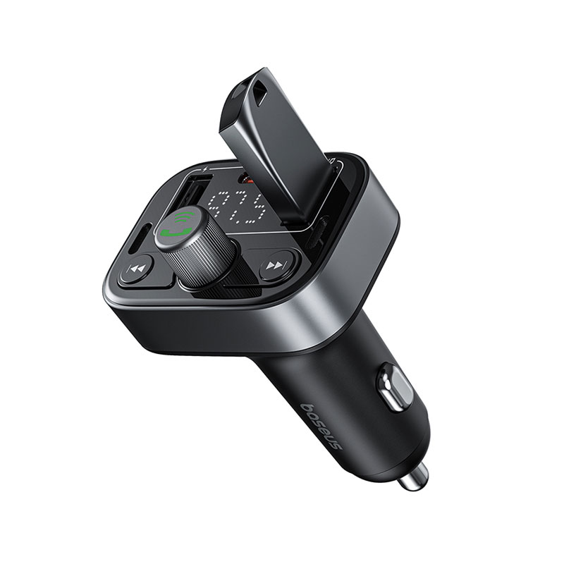 Baseus S-09 Pro Series Car FM Transmitter with Car Charger