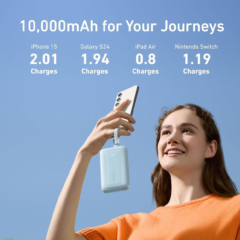 Anker Zolo 10000mAh 30W Max Fast Portable Charger Power Bank