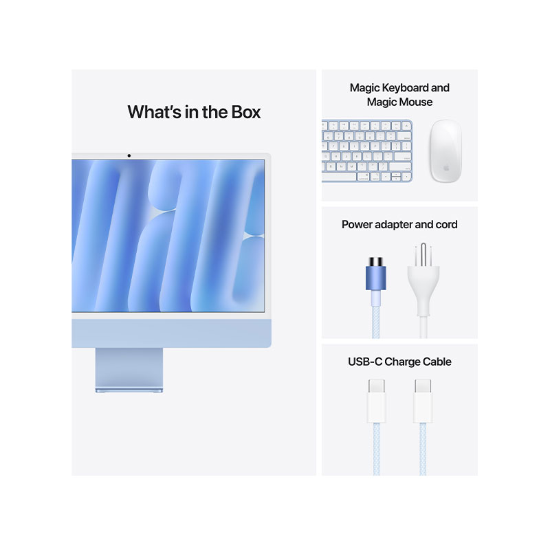 Apple iMac 24" M4 Chip 24/512GB Blue (10C CPU 10C GPU)