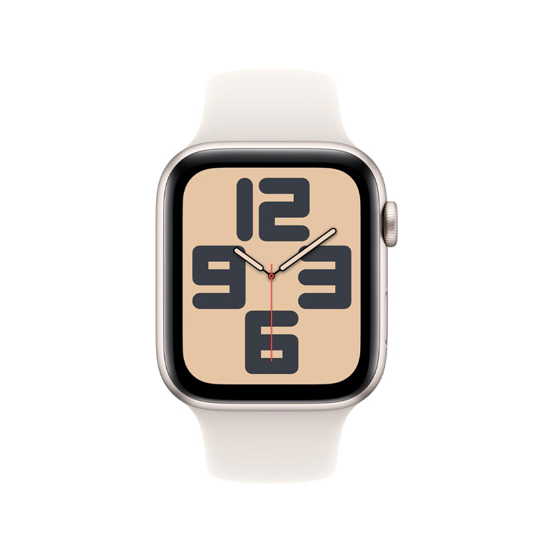 Apple Watch SE 2nd Gen GPS 40mm Starlight Aluminium Case with Sport Band S/M