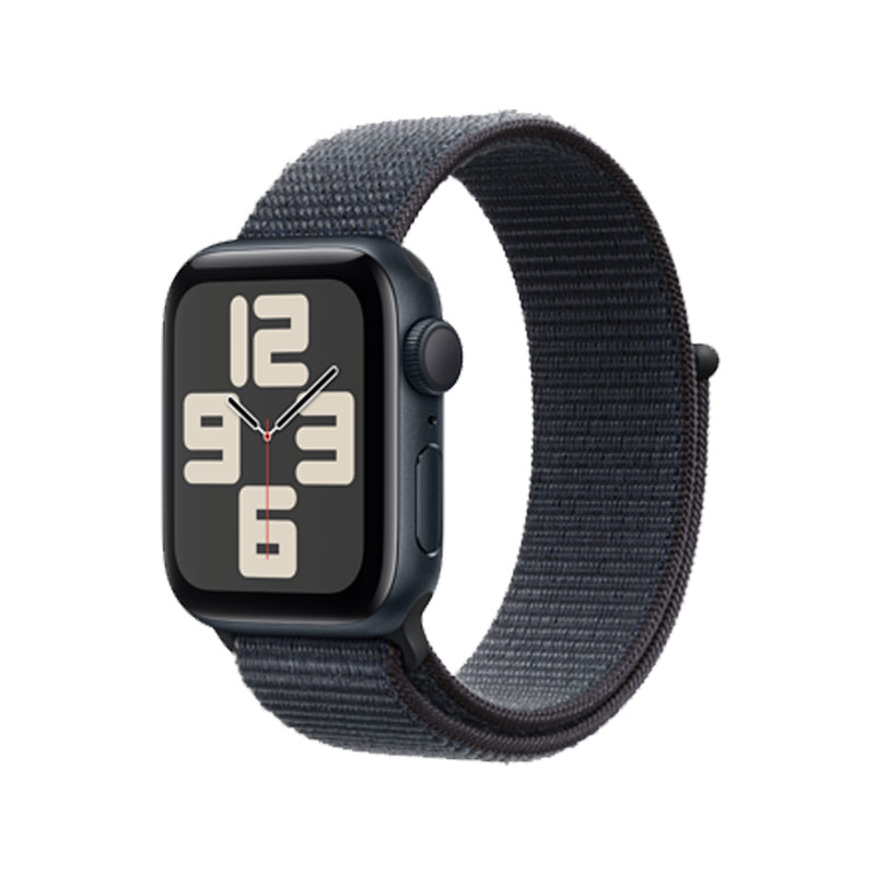 Apple Watch SE 2nd Gen GPS 40mm Midnight Case with Ink Sport Loop