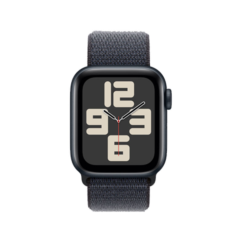 Apple Watch SE 2nd Gen GPS 40mm Midnight Case with Ink Sport Loop