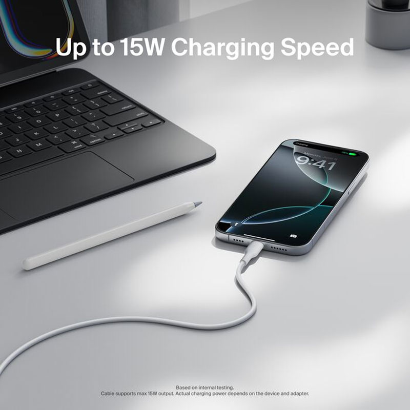 Belkin 15W USB-A to USB-C Cable (1 Meter)