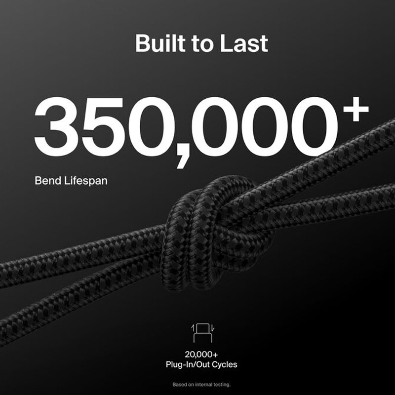 Belkin 60W USB-C to USB-C Braided Cable (1 Meter)