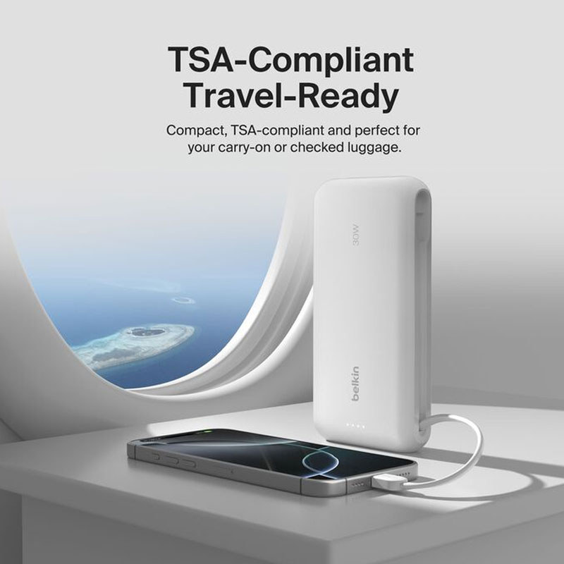 Belkin BoostCharge 20K with Integrated Cable Power Bank