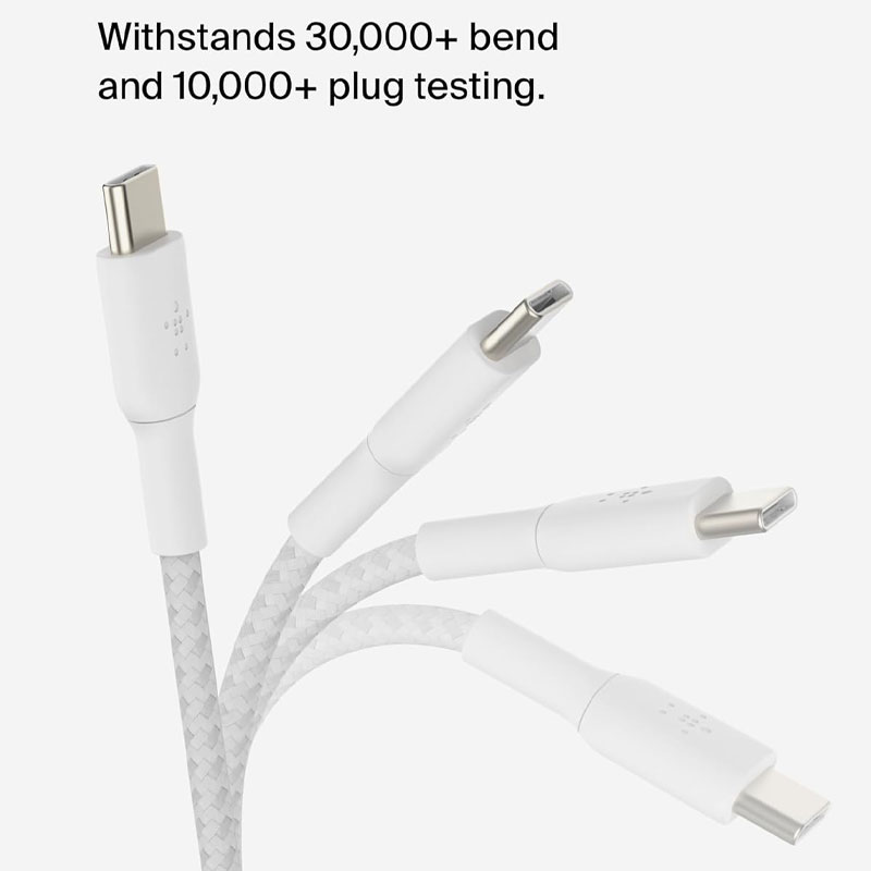Belkin Braided 60W USB-C to USB-C Cable 2M
