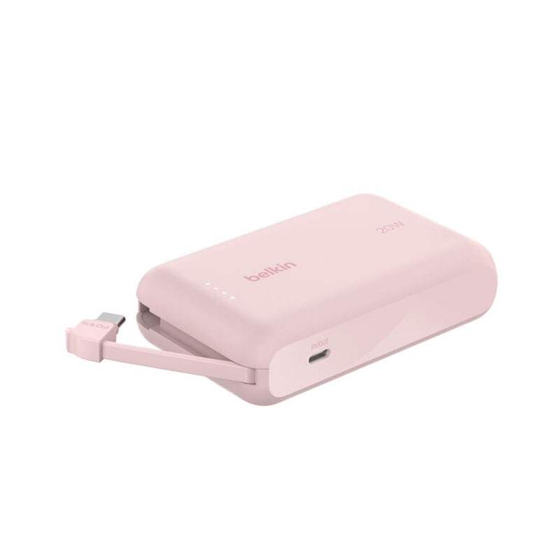 Belkin Power Bank 10K with Integrated Cable