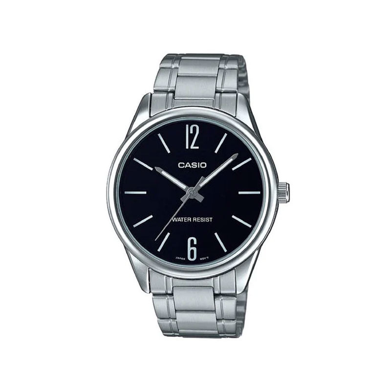 Casio Enticer MTP-V005D-1BUDF Black Dial Analog Men's Watch