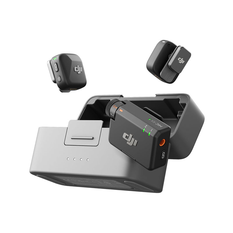 DJI Mic Mini Wireless Microphone System (2 TX + 1 RX + Charging Case)