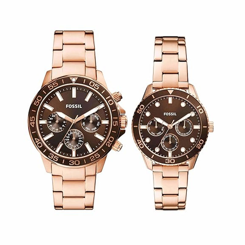 Fossil BQ2827SET His and Her Couple Watch