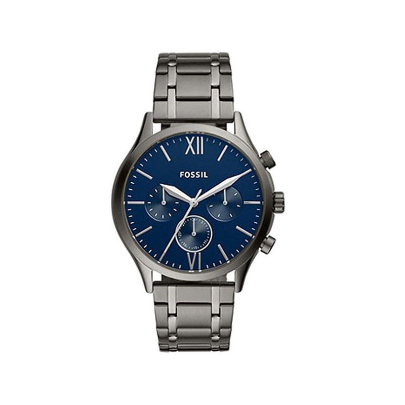 Fossil Fenmore Midsize Multifunction Smoke Stainless Steel Men’s Watch (BQ2401)
