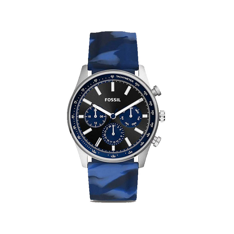 Fossil Sullivan Multifunction Blue Camo Men’s Watch (BQ2529)