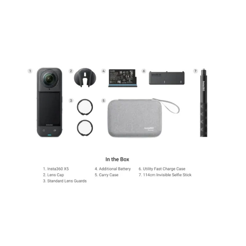 Insta360 X5 Essentials Bundle Action Camera