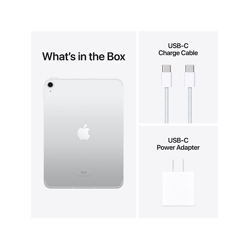 iPad (10th Generation) WiFi + Cellular 64GB Silver