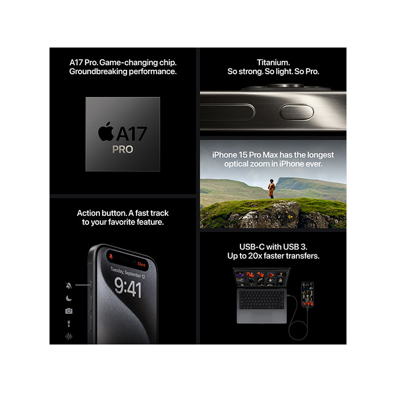 iPhone 15 Pro 256GB Natural Titanium