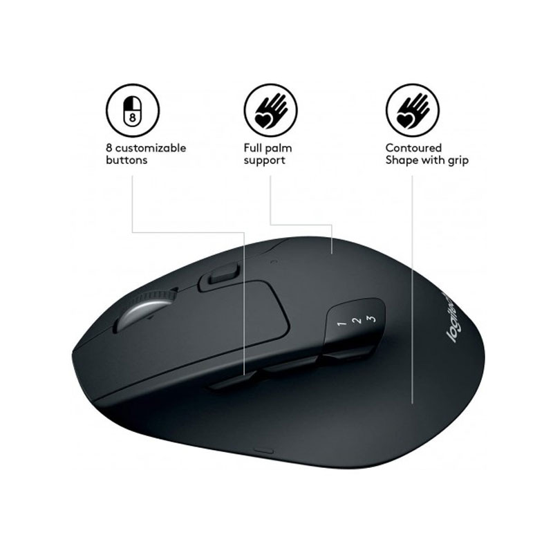 Logitech M720 TRIATHLON Multi Device Bluetooth Mouse