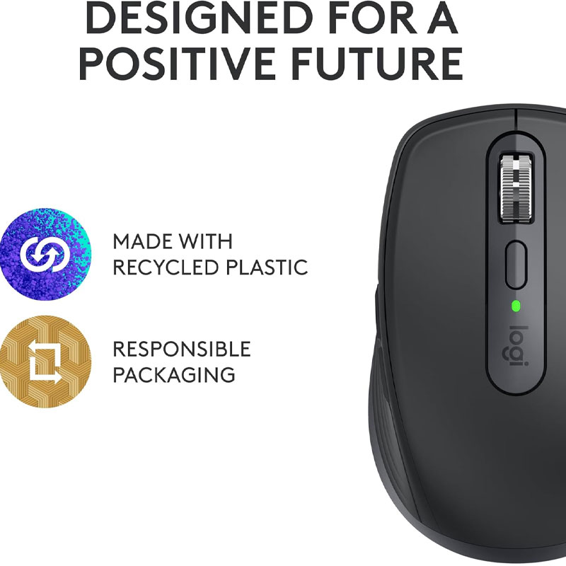 Logitech MX Anywhere 3S Rechargeable Compact Wireless Mouse