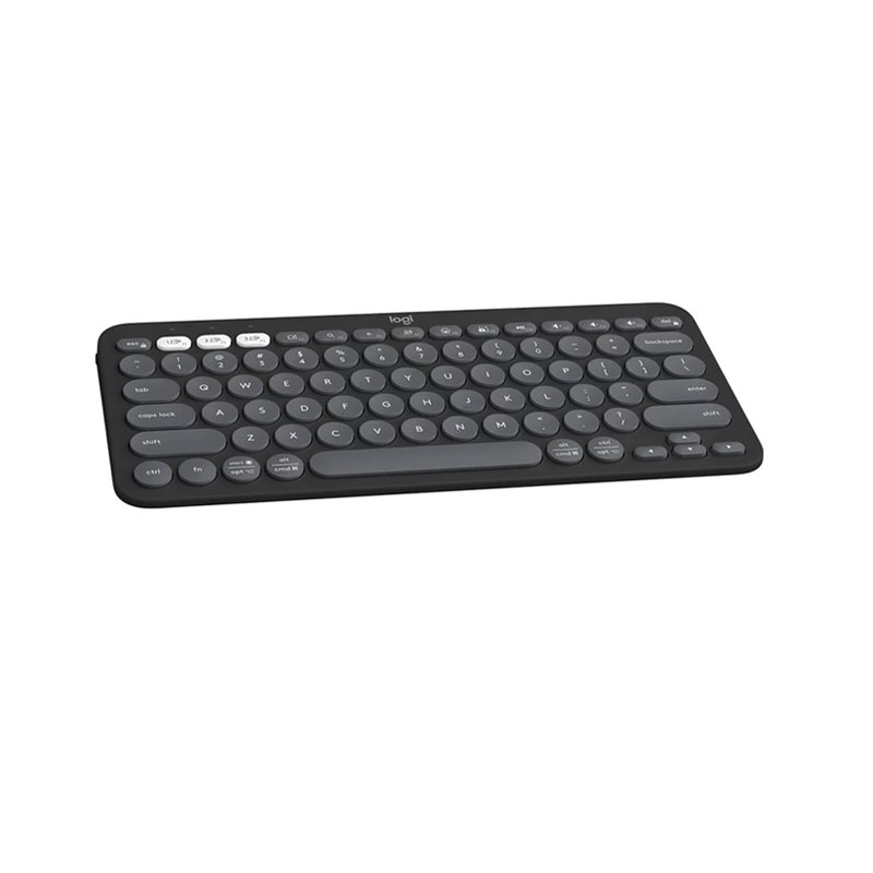 Logitech Pebble Keys 2 K380S Multi-Device Tonal Graphite Bluetooth Keyboard
