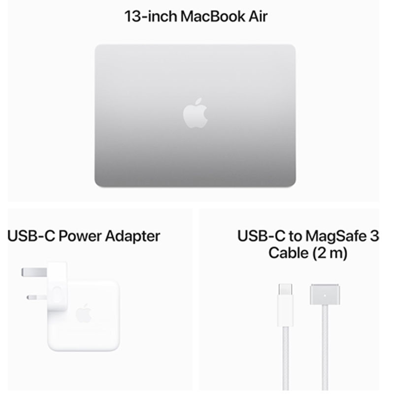 MacBook Air 13" M3 Chip 16/256GB Silver (8C CPU 8C GPU)