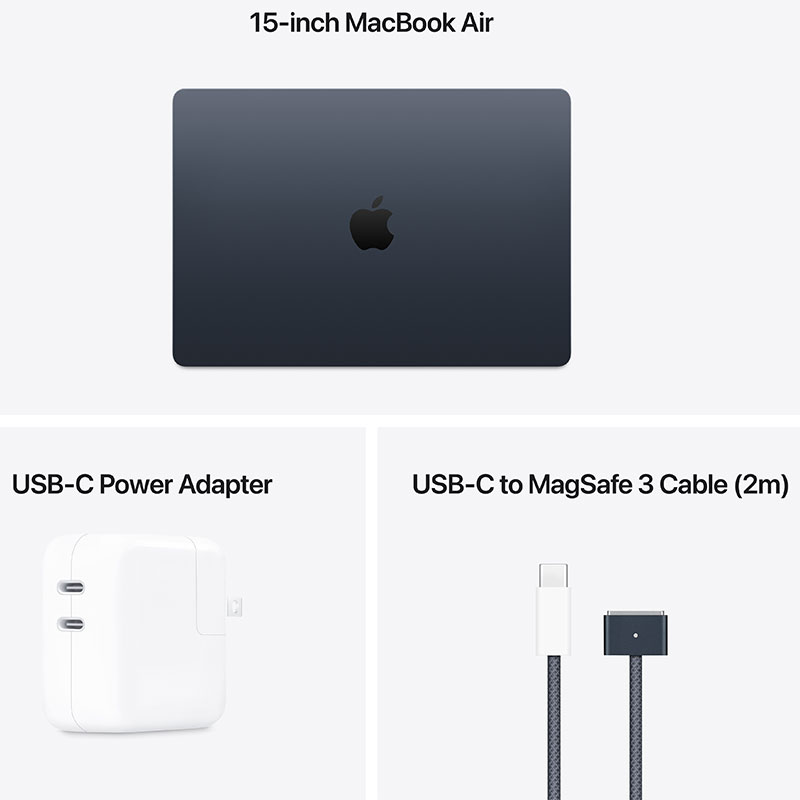 MacBook Air 15" M4 Chip 24/512GB Midnight (10C CPU 10C GPU)