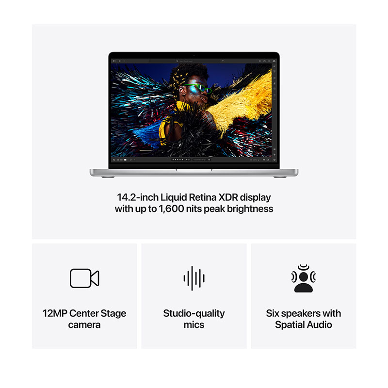 MacBook Pro 14" M4 Chip 24GB/1TB Silver (10C CPU 10C GPU)
