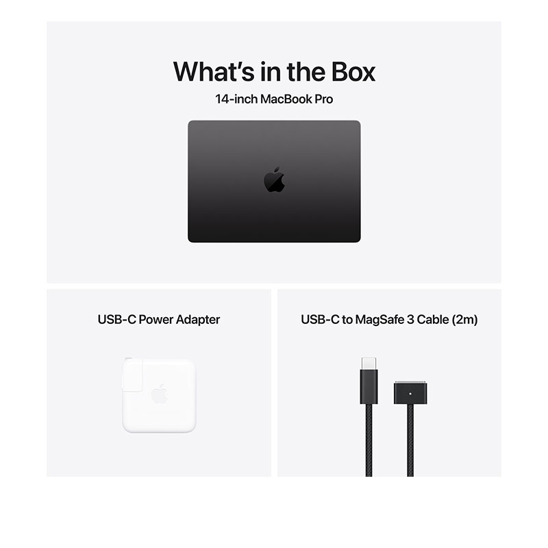 MacBook Pro 14" M4 Pro Chip 24GB/1TB Space Black (14C CPU 20C GPU)