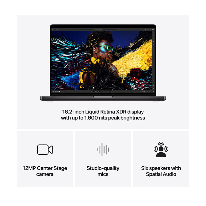 MacBook Pro 16" M4 Max Chip 48GB/1TB Space Black (16C CPU 40C GPU)