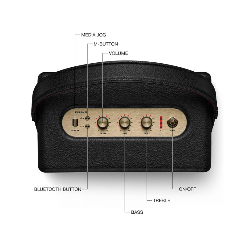 Marshall Kilburn III Portable Bluetooth Speaker