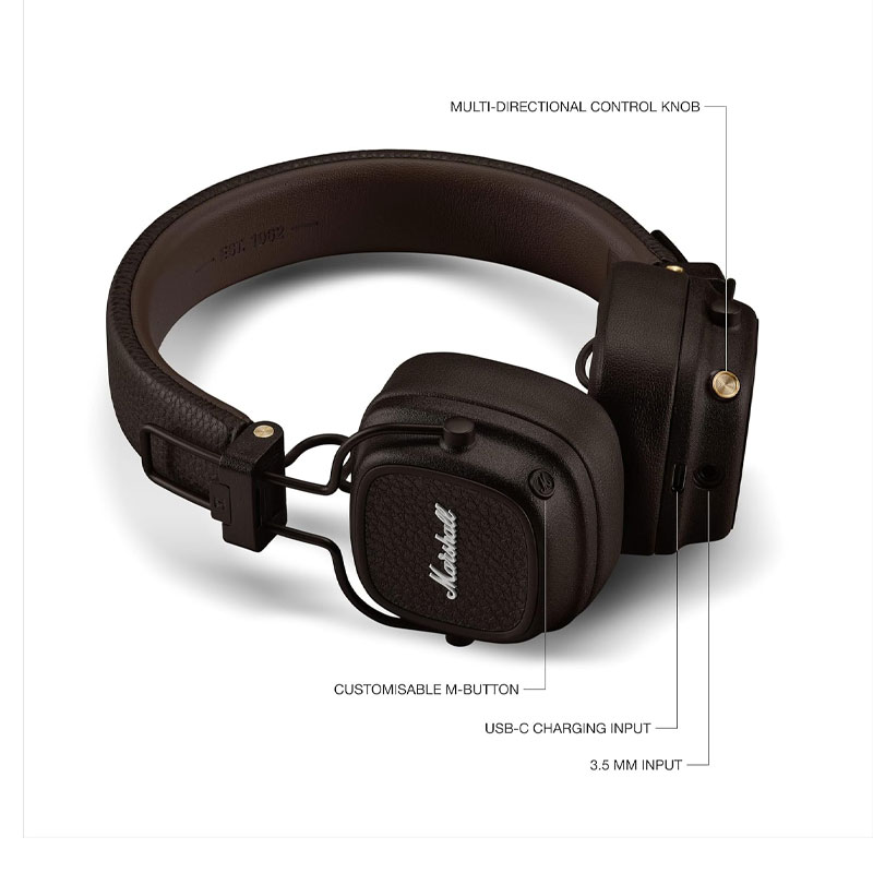 Marshall Major V On-Ear Wireless Headphone