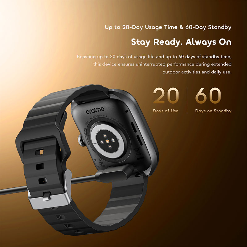Oraimo Watch Nova 2 2.01" AMOLED Smart Watch