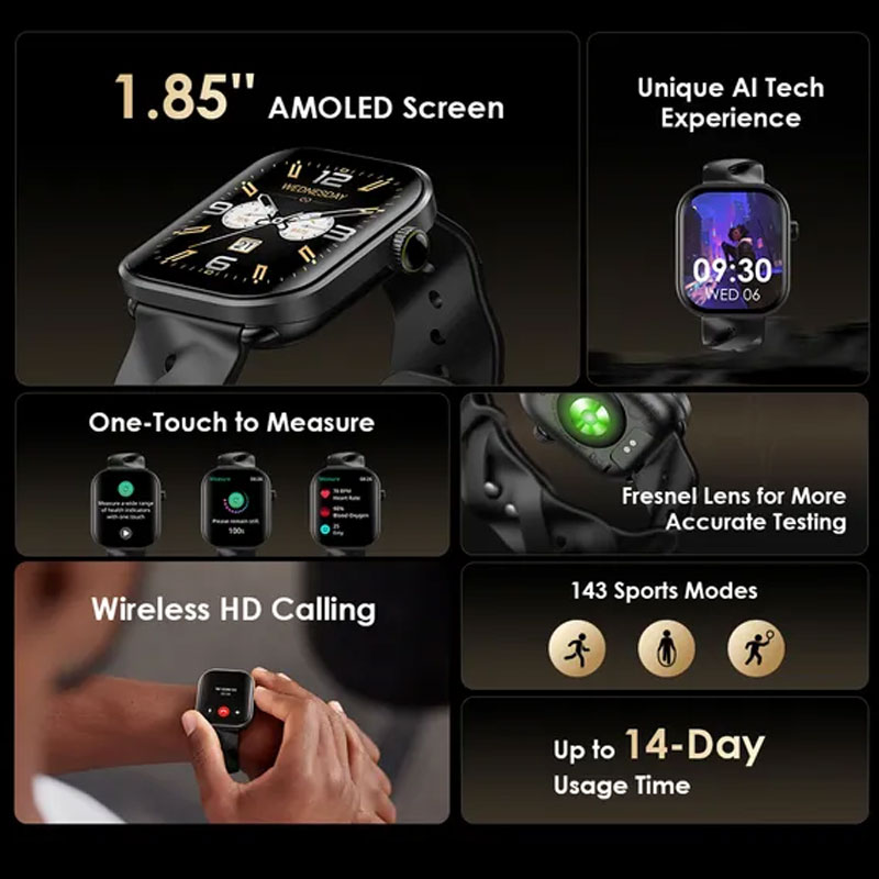 Oraimo Watch Pro AM Smart Watch (OSW-811H)