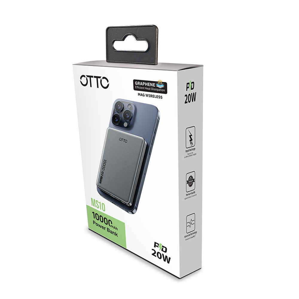 OTTO MS10 PD 10000mAh Wireless Power Bank