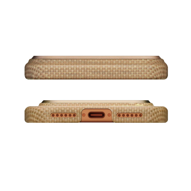 PITAKA Ultra-Slim Golden Glint Case for iPhone 17 Pro Max