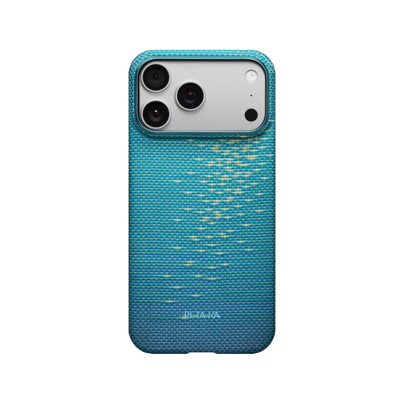 PITAKA Ultra-Slim Lucid Blue Case for iPhone 17 Pro Max
