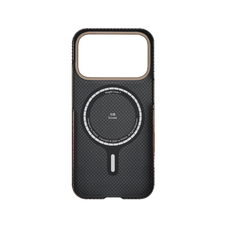 PITAKA Ultra-Slim Sunset Case for iPhone 17 Pro