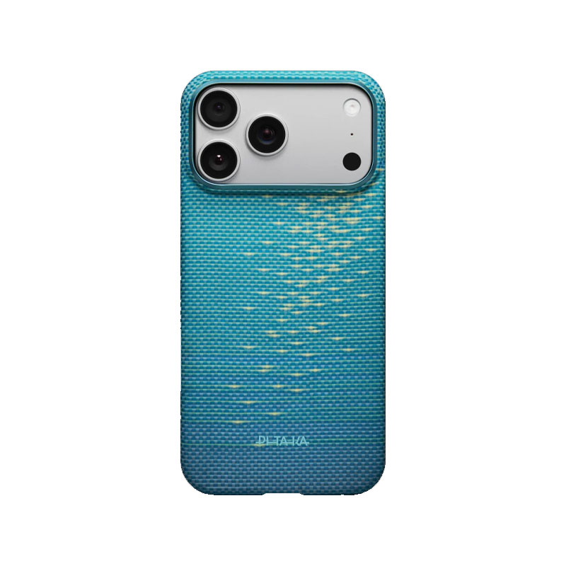 PITAKA Ultra-Slim Lucid Blue Case for iPhone 17 Pro