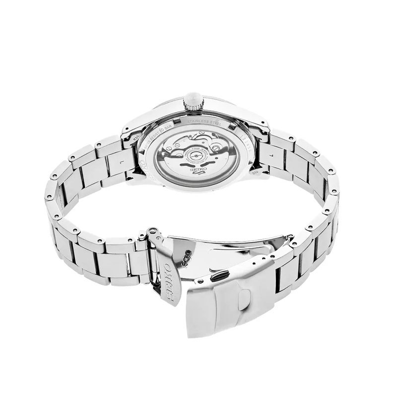 Seiko 5 SNKP21J1 Arabic Style Black Dial Automatic Men's Wrist Watch