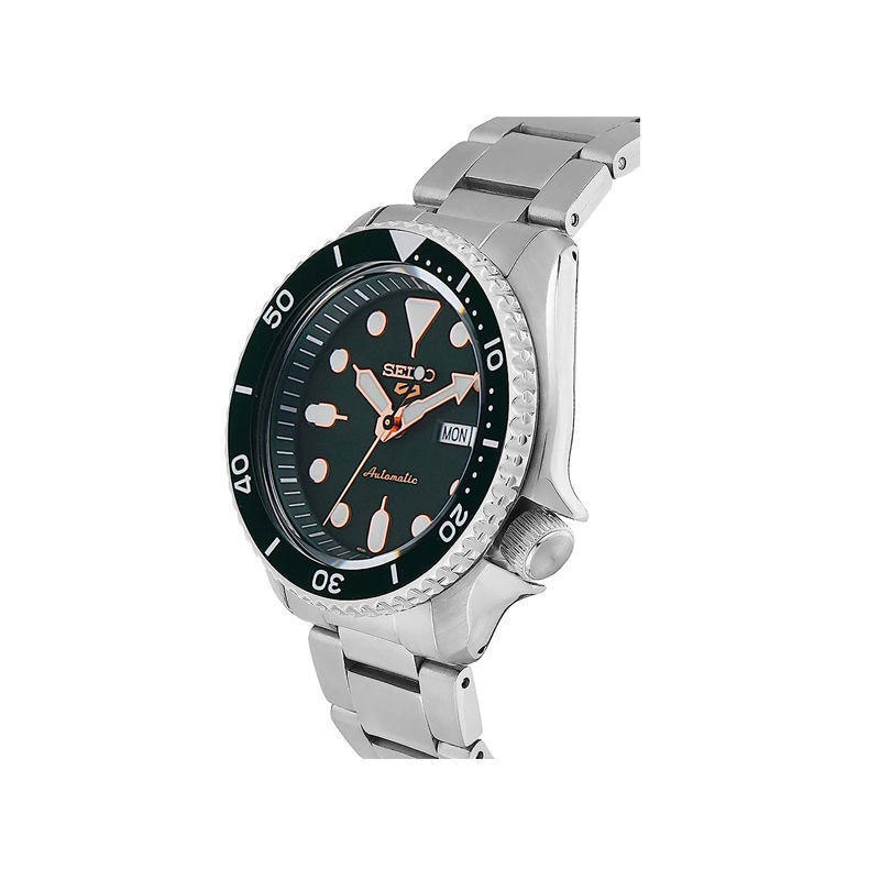 Seiko 5 SRPD63K1 Sports Green Dial Automatic Men's Wrist Watch