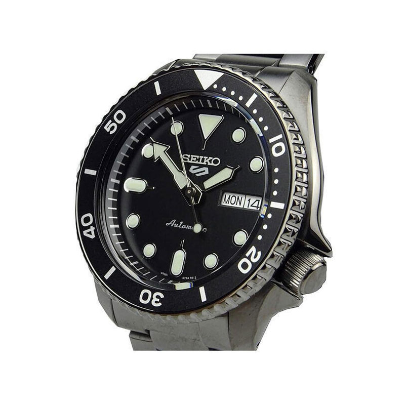 Seiko 5 SRPD65K1 Sports Black Dial Automatic Men's Wrist Watch