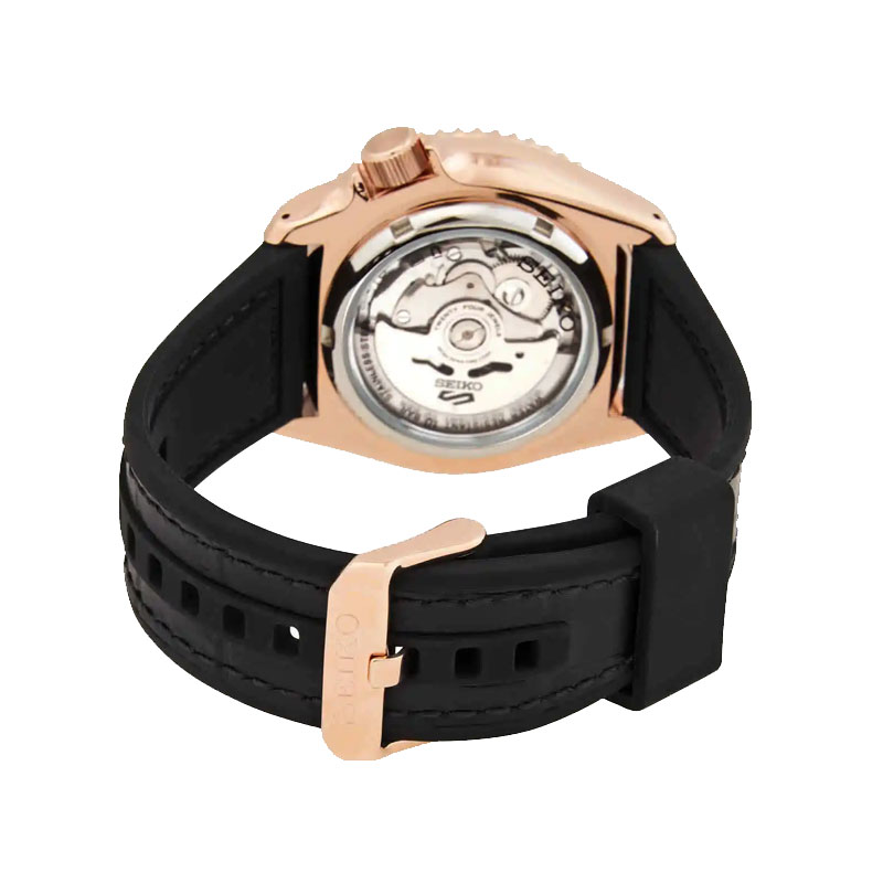 Seiko 5 SRPD76K1 Sports Black Dial Automatic Men's Wrist Watch